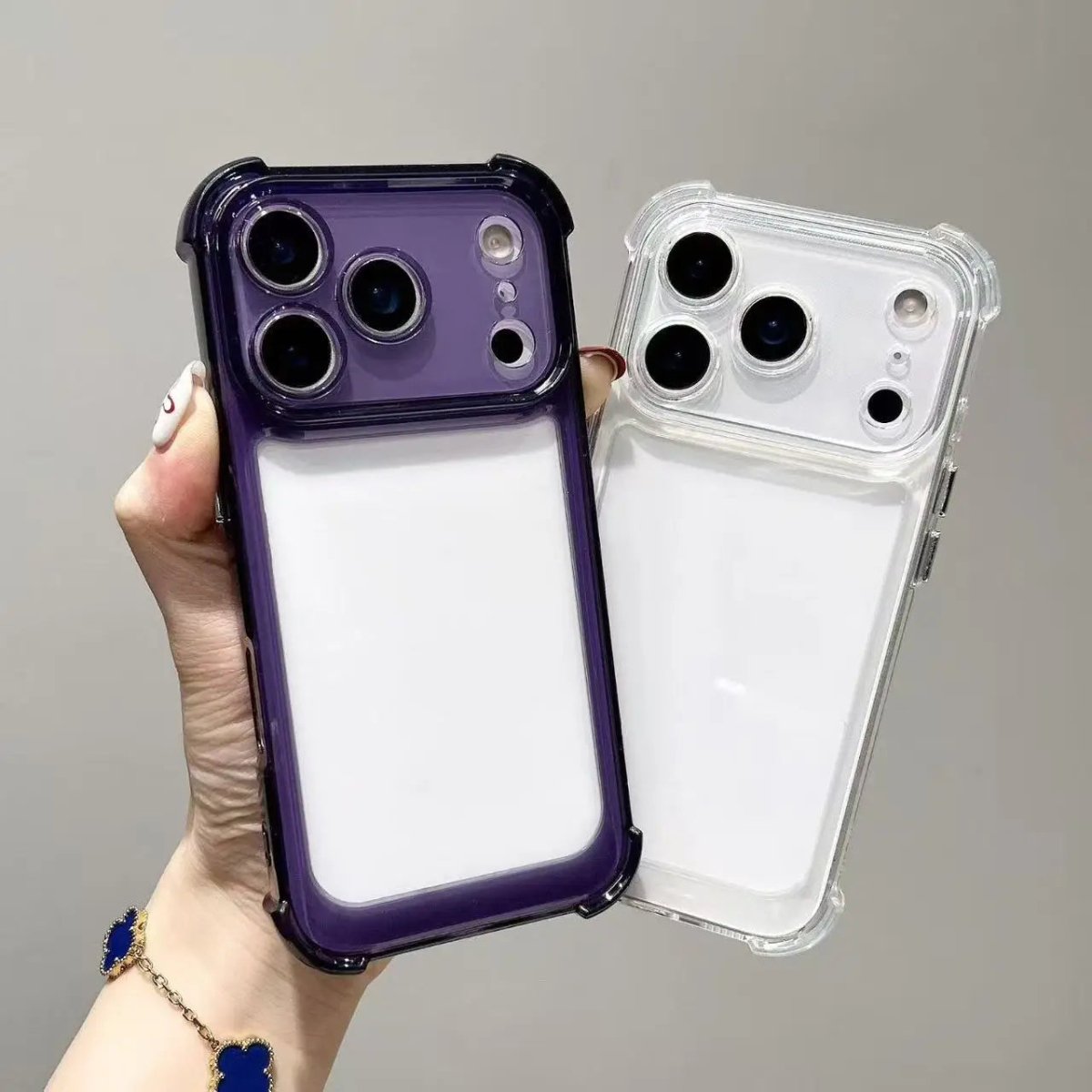 AeroGuard – Stoßfestes transparentes Bumper Case für iPhone 11-17 3