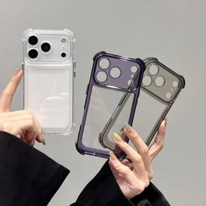 AeroGuard – Stoßfestes transparentes Bumper Case für iPhone 11-17 6