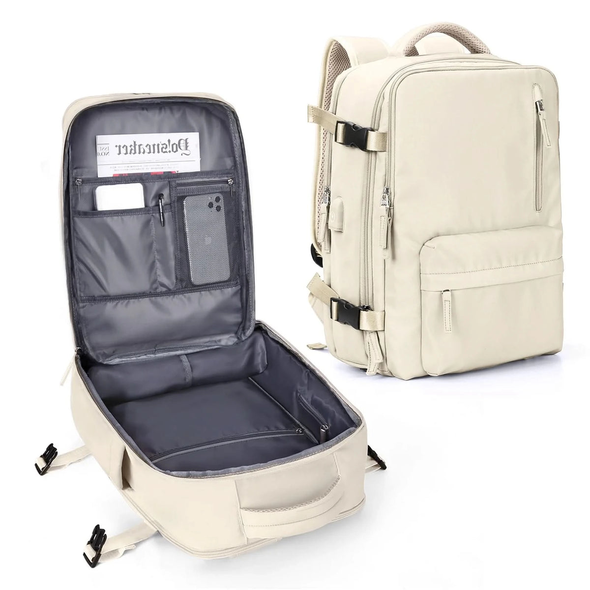 Variant image for Praktischer Rucksack für Schule und Reisen – Laptop Rucksack mit geräumigem Hauptfach und bequemen Tragegurten-7