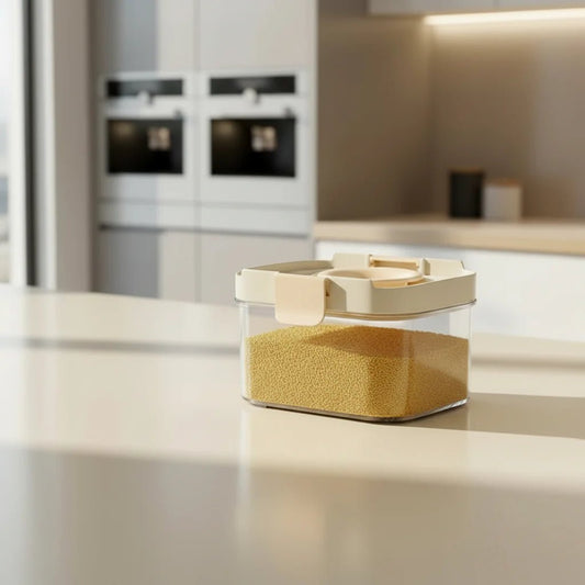 VORRATSLOCK – Set di contenitori ermetici per cereali, spezie e organizzazione delle scorte