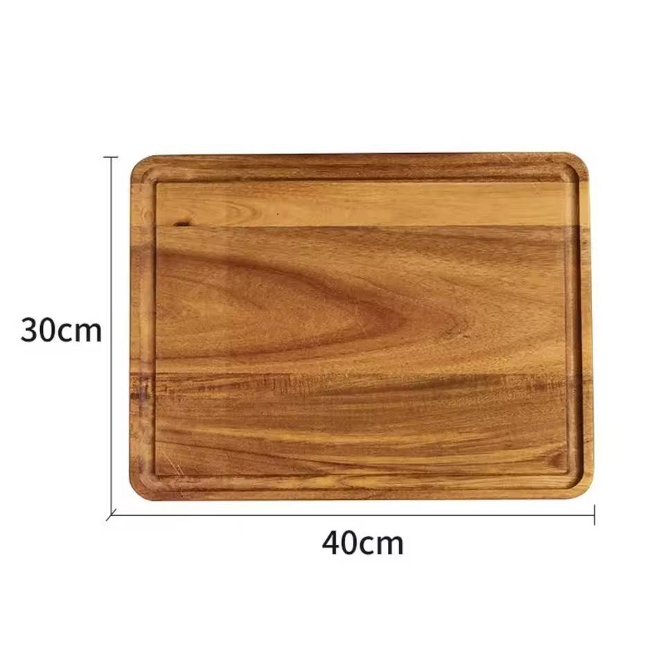 Akazienholz Schneidebrett - Robust, Multifunktional & Elegantes Holzbrett Küche 8