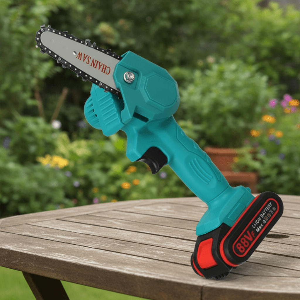 CHAINCUT PRO – Motosierra eléctrica inalámbrica para un trabajo rápido y eficiente