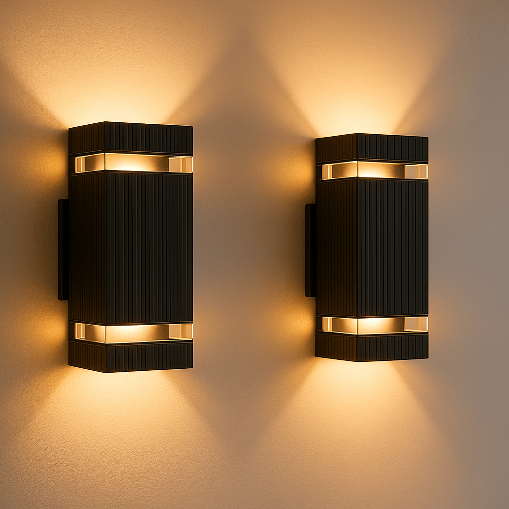 EXTERA – Lámpara de pared exterior moderna con luz LED impermeable