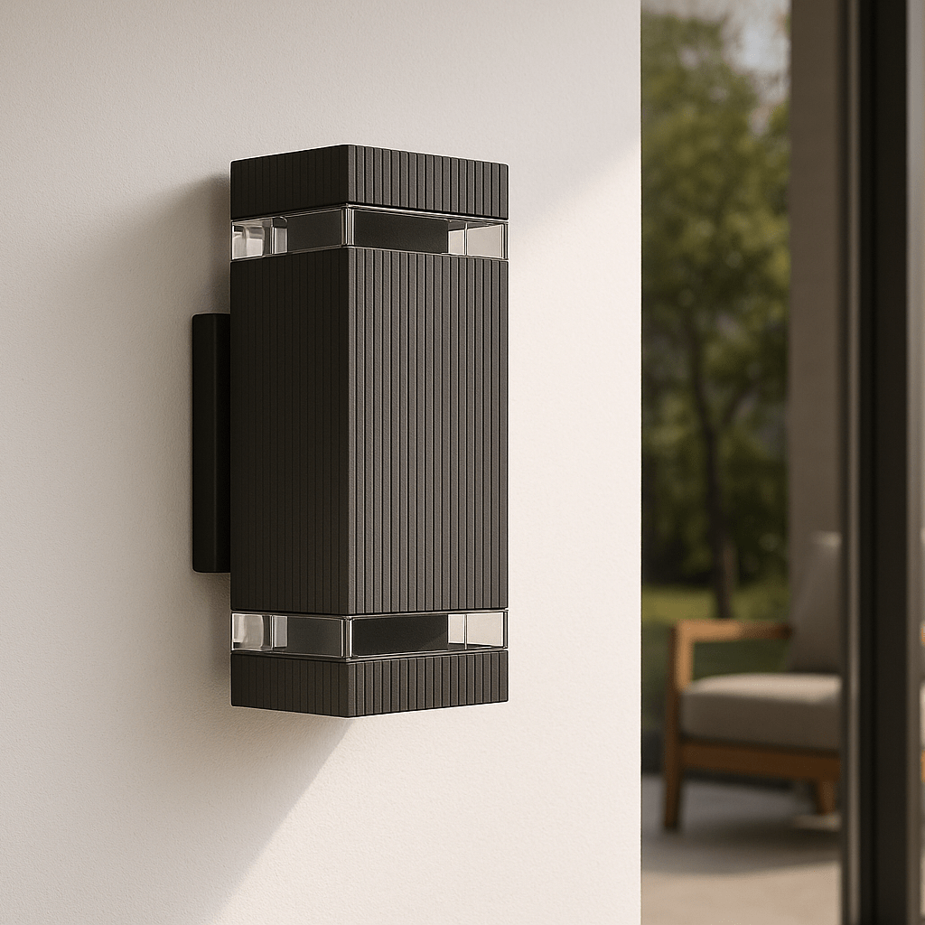 EXTERA – Lámpara de pared exterior moderna con luz LED impermeable
