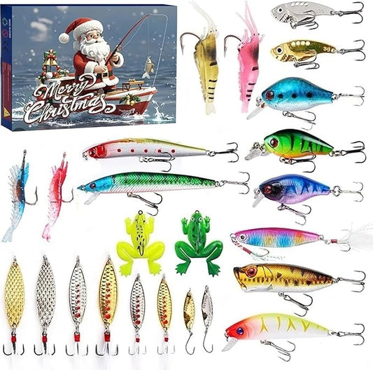 FISHMAS – Calendrier de pêche 24 jours de compte à rebours de Noël 2025
