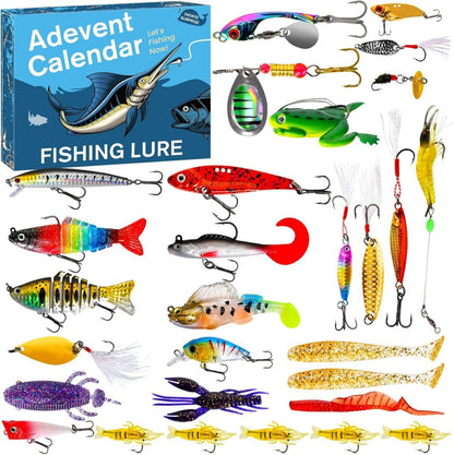 FISHMAS – Calendrier de pêche 24 jours de compte à rebours de Noël 2025