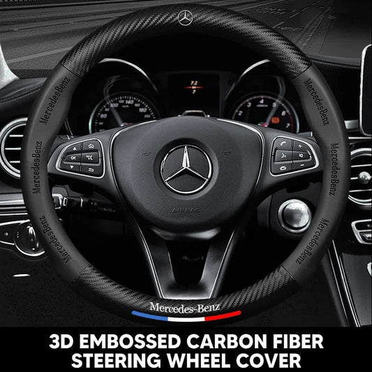 BreathGrip Steering Wheel Cover - Breathable anti-slip steering wheel cover for comfort & protection