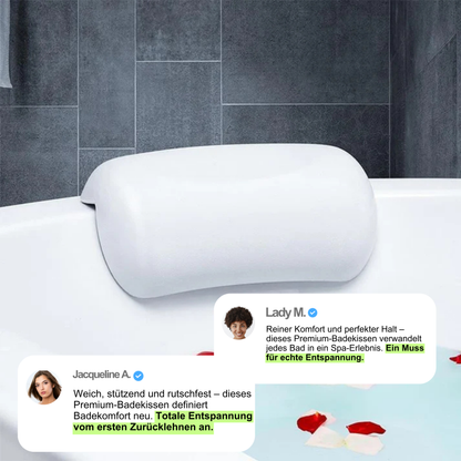 AquaCloud Premium bath cushion - Ergonomic & non-slip for relaxing baths