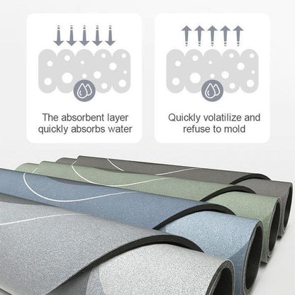 AquaComfort Bath Mat – Quick-Drying Microfiber Mat for Comfort & Style