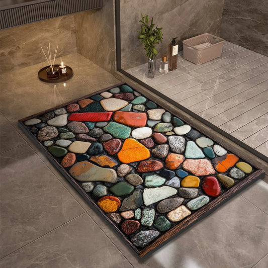 AQUASOFT BATH MAT – Diatomaceous Earth Bath Mat for Safety & Comfort