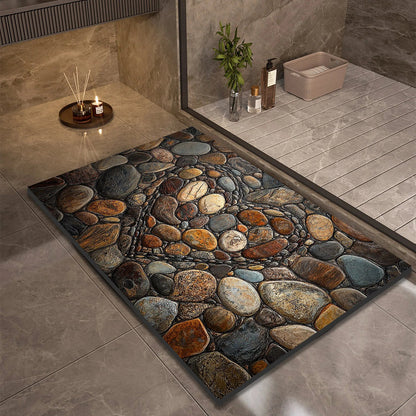AQUASOFT BATH MAT – Diatomaceous Earth Bath Mat for Safety & Comfort