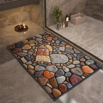 AQUASOFT BATH MAT – Diatomaceous Earth Bath Mat for Safety & Comfort