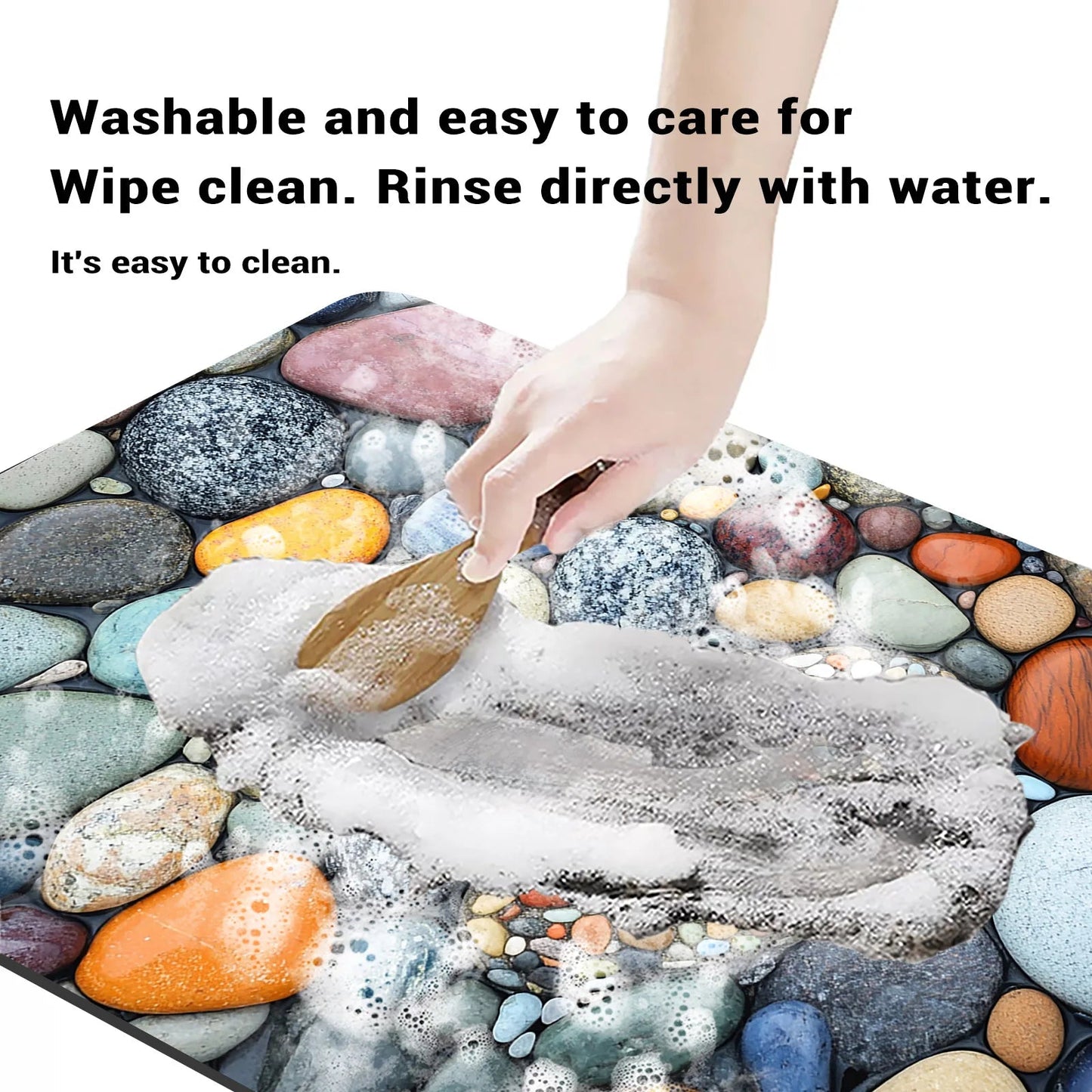 AQUASOFT BATH MAT – Diatomaceous Earth Bath Mat for Safety & Comfort