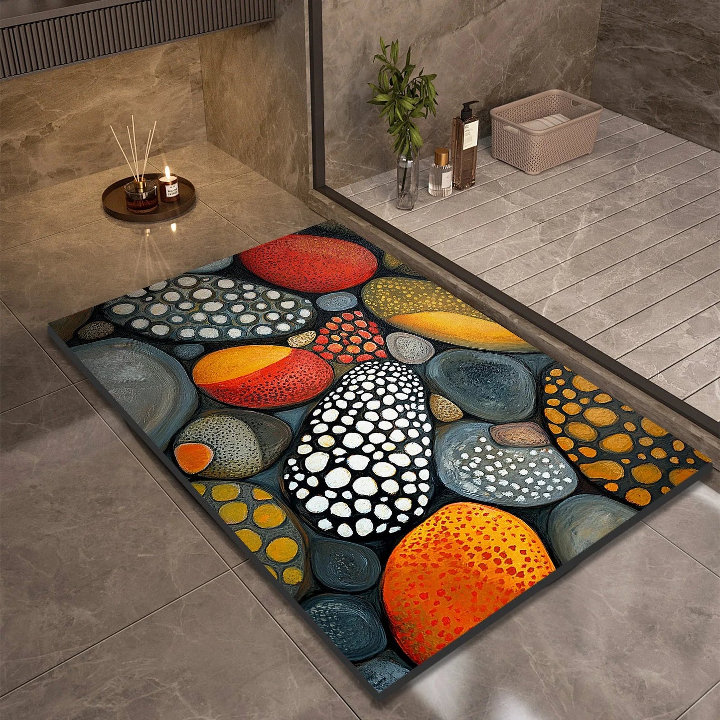 AQUASOFT BATH MAT – Diatomaceous Earth Bath Mat for Safety & Comfort