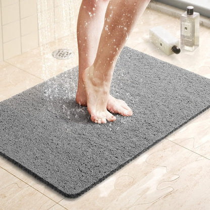 Aqualuxe Shower Mat - Non-slip shower mat with hygienic drainage system & spa comfort
