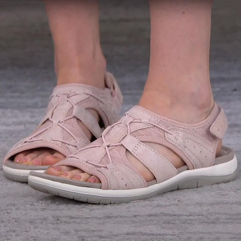 StrideEase – Orthopädische Damen Sandalen mit Nano-Schaumsohle