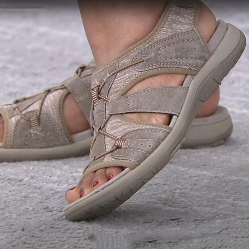 StrideEase – Orthopädische Damen Sandalen mit Nano-Schaumsohle