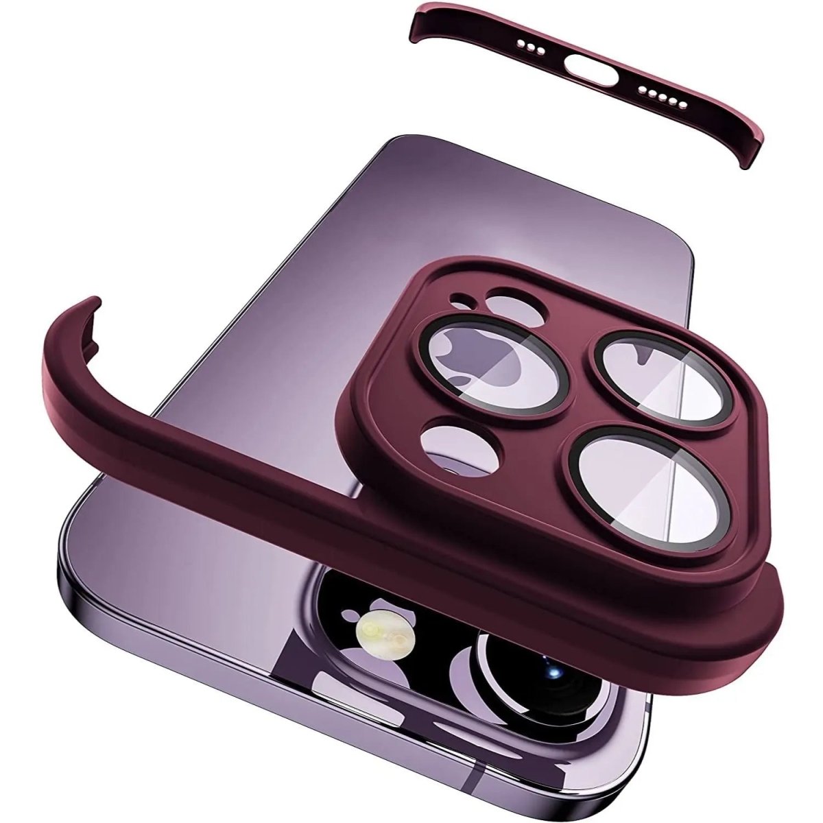 DEFENLUX – Shockproof iPhone case with reinforced edge protection and elegant design