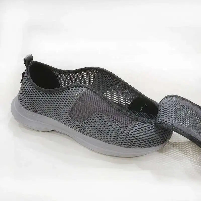 Atmungsaktive Diabetiker Schuhe für Herren und Damen - Einstellbare Breite für geschwollene Füße 1