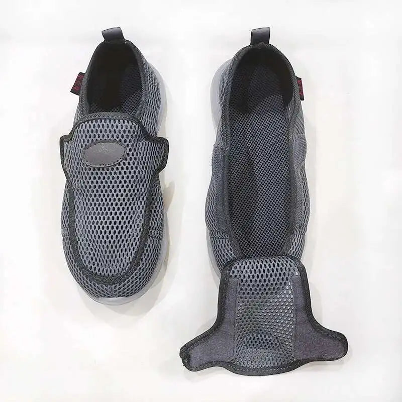 Atmungsaktive Diabetiker Schuhe für Herren und Damen - Einstellbare Breite für geschwollene Füße 2