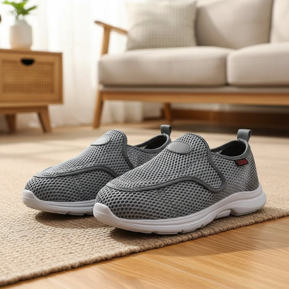 Atmungsaktive Diabetiker Schuhe für Herren und Damen - Einstellbare Breite für geschwollene Füße 5