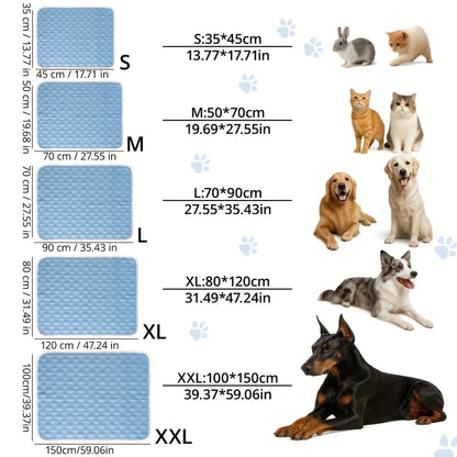 Atmungsaktive Kühlmatte für Hunde und Katzen – Ideal für heiße Sommertage 1