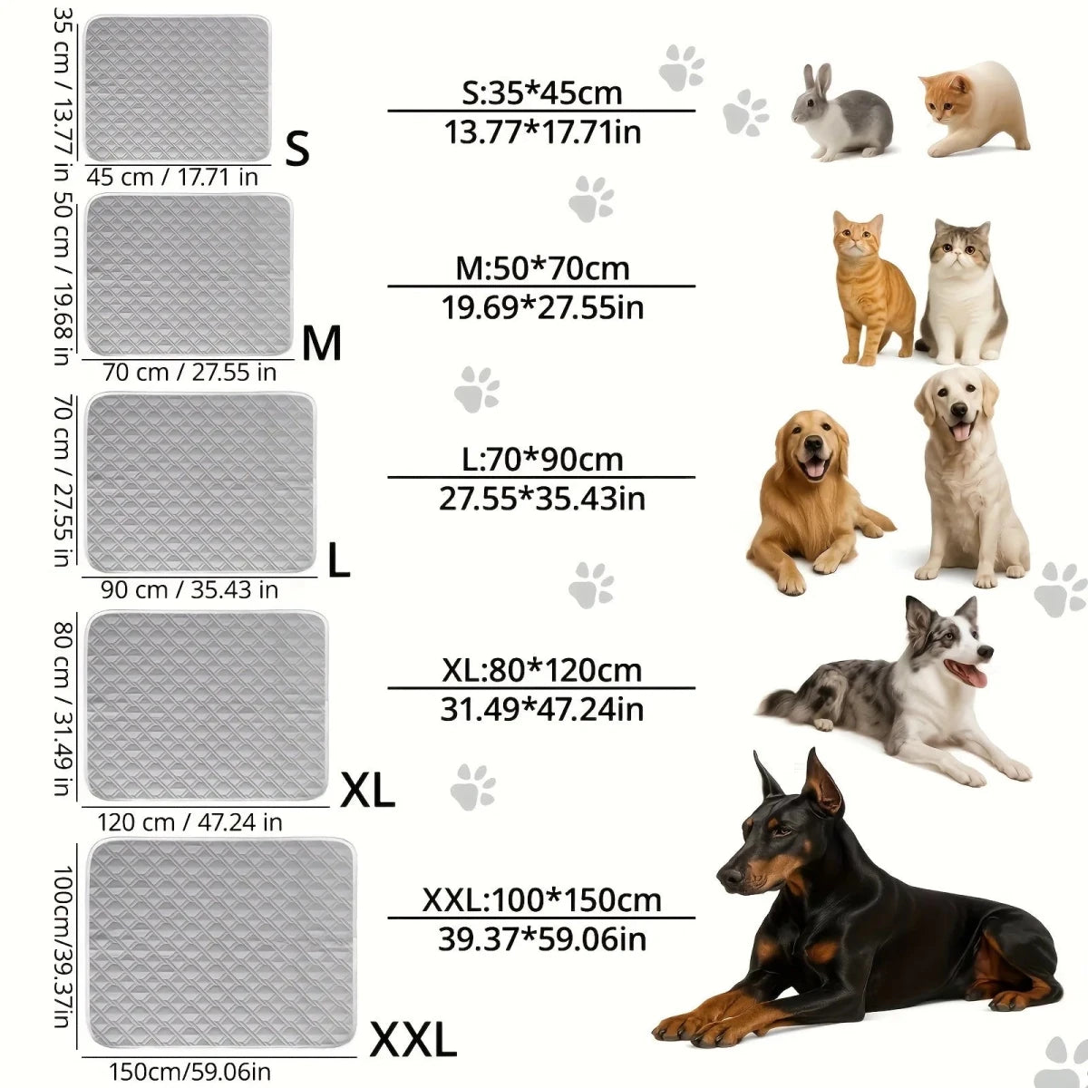 Atmungsaktive Kühlmatte für Hunde und Katzen – Ideal für heiße Sommertage 6