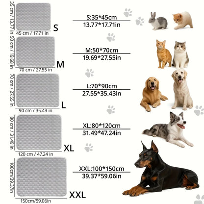 Atmungsaktive Kühlmatte für Hunde und Katzen – Ideal für heiße Sommertage 6