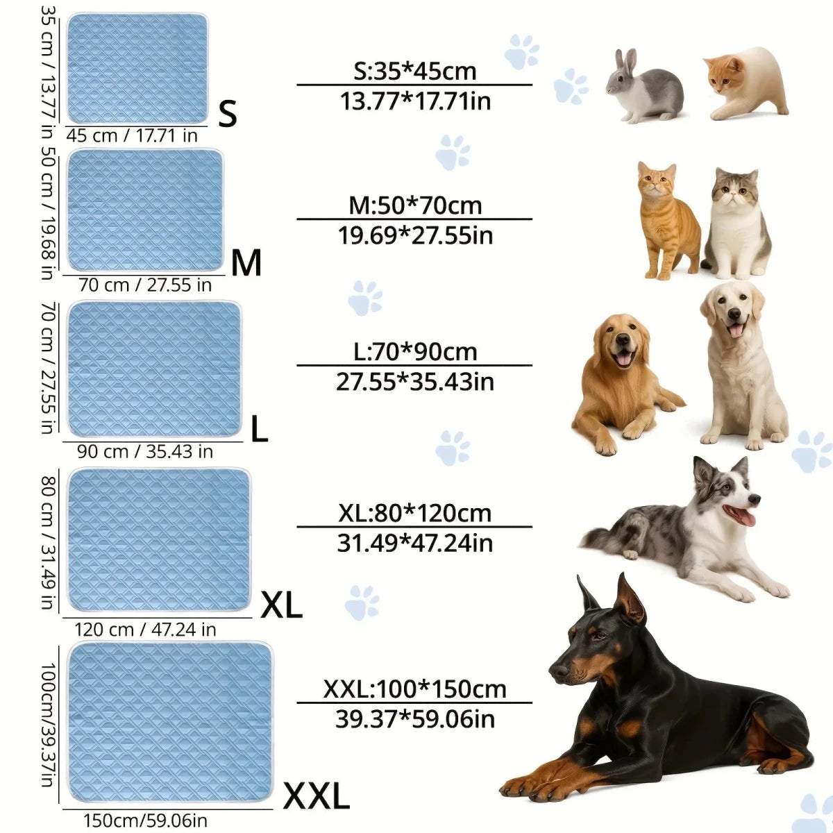 Atmungsaktive Kühlmatte für Hunde und Katzen – Ideal für heiße Sommertage 7