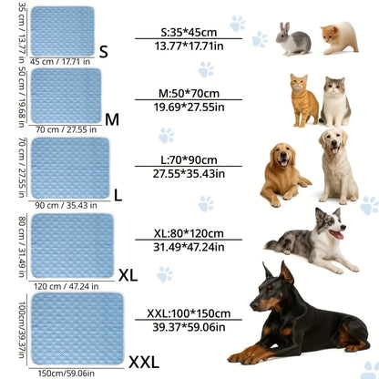 Atmungsaktive Kühlmatte für Hunde und Katzen – Ideal für heiße Sommertage 7