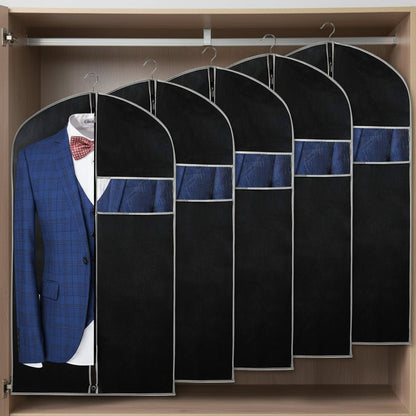 Atmungsaktives Kleiderhüllen-Set – 10er-Pack mit Sichtfenster für optimale Aufbewahrung 0