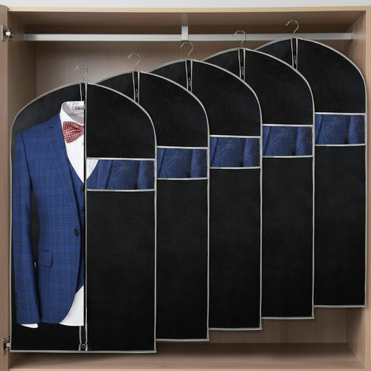 Atmungsaktives Kleiderhüllen-Set – 10er-Pack mit Sichtfenster für optimale Aufbewahrung 0