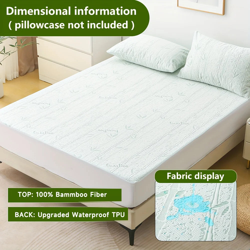 Atmungsaktives Spannbettlaken 180x200 aus Bambusfaser - Kühlend und Allergikerfreundlich 7