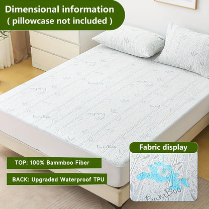 Atmungsaktives Spannbettlaken 180x200 aus Bambusfaser - Kühlend und Allergikerfreundlich 8
