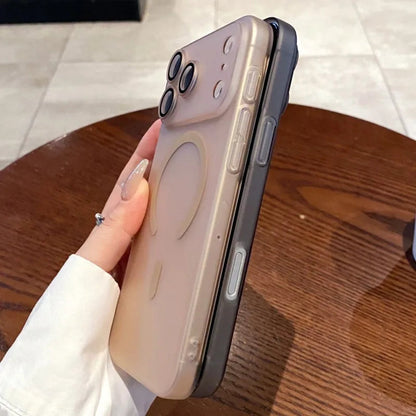 AuraClear – Ultradünne, matte, klare MagSafe-Hülle für iPhone 11-17 3