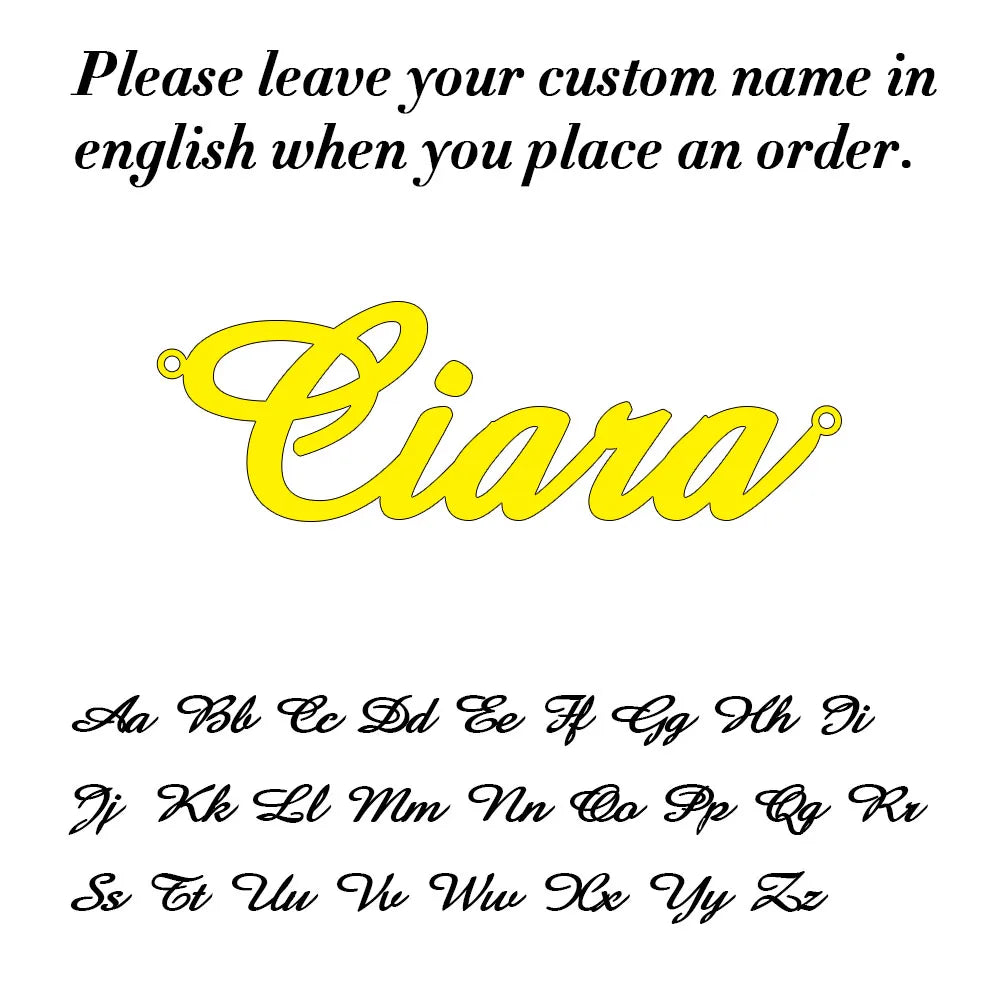 DUONARA – Elegant stainless steel name ring with engraving