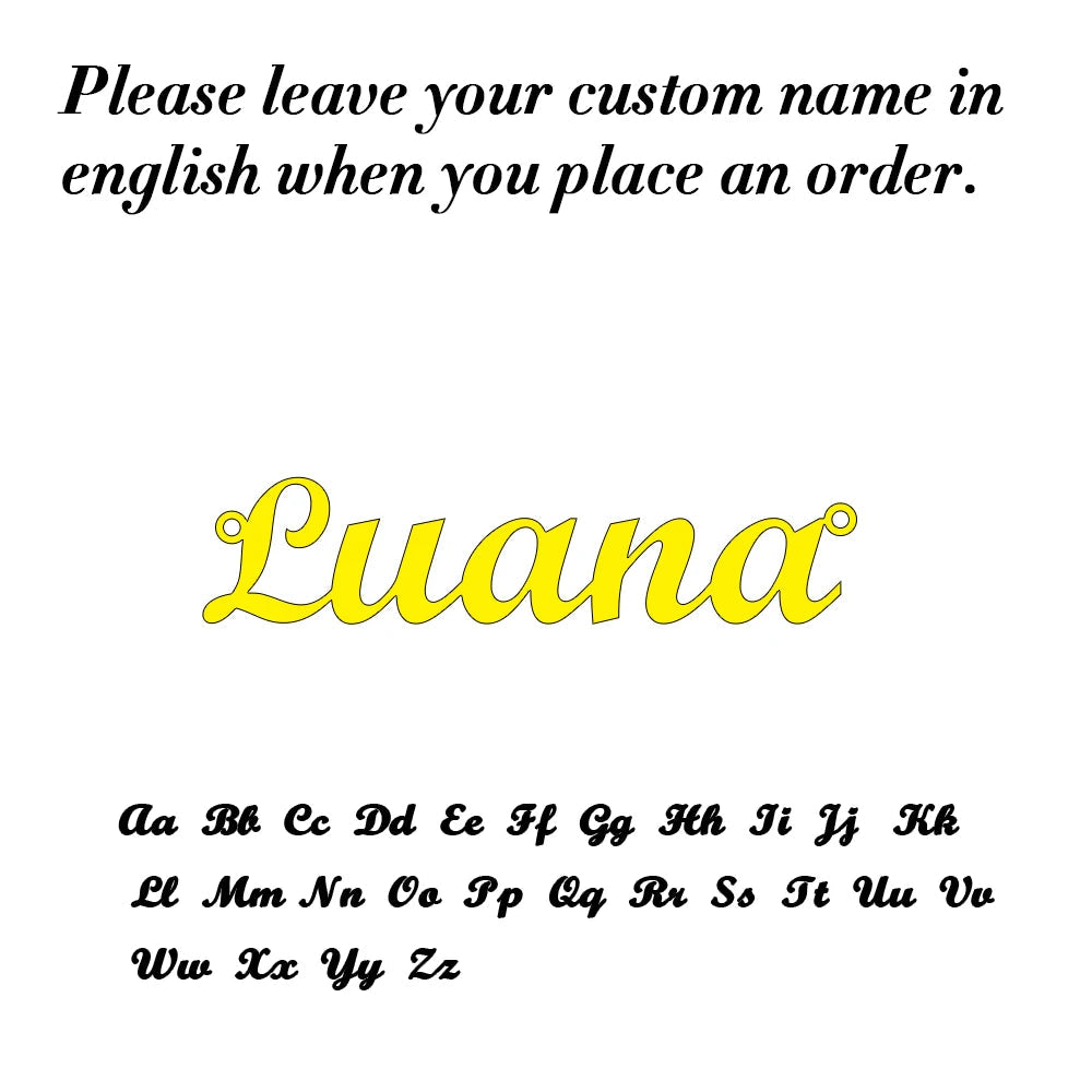 DUONARA – Elegant stainless steel name ring with engraving