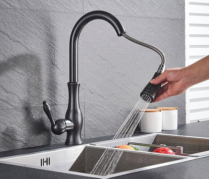 FLEXFLOW Grifo de Cocina – Grifo de Cocina de Acero Inoxidable Extraíble para un Trabajo de Cocina Flexible y Estiloso