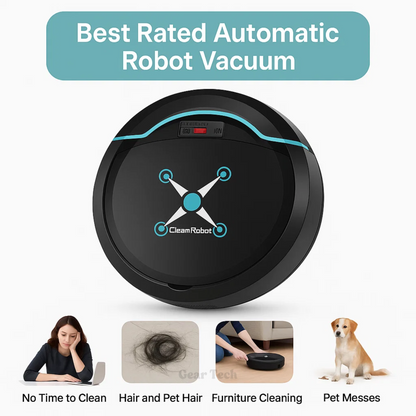 CLEANBOT - Aspirateur robot automatique avec navigation intelligente & fonction balayage
