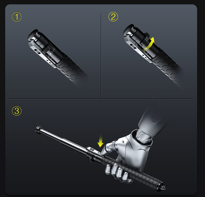 Guardian Trek Stick - Automatic walking stick with self-defence function