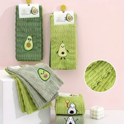 Avocado-Geschirrtücher 4er-Set - Saugfähige Küchentücher für die tägliche Reinigung 2
