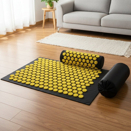 BACKZEN – Akupressurmatte und Kissen-Set zur Muskelentspannung und täglichen Entspannung 0