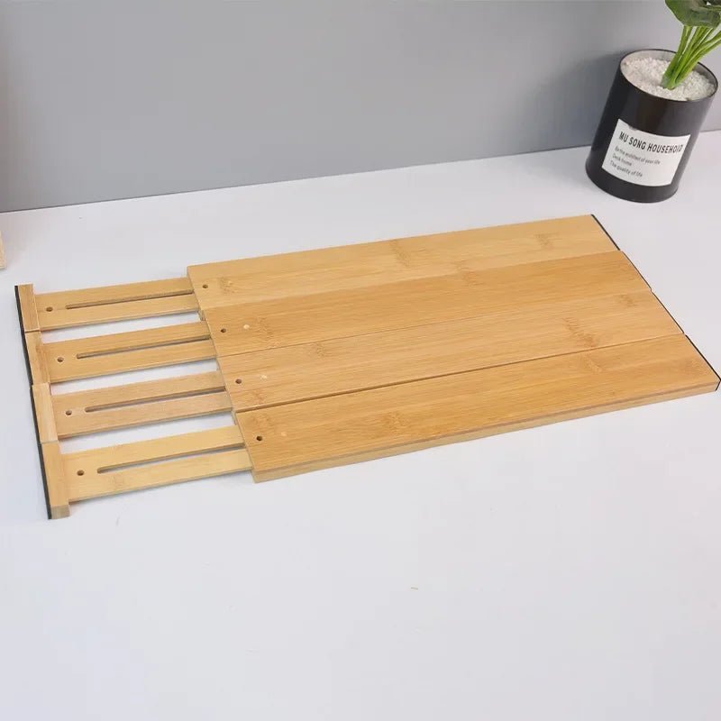 BAMBOOSTA – Ausziehbare Schubladeneinsätze aus Bambus für individuelle Organisation 4