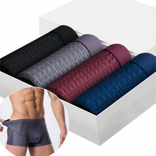 NATURFLEX – Men's Bamboo Boxershorts for Comfort & Breathability
