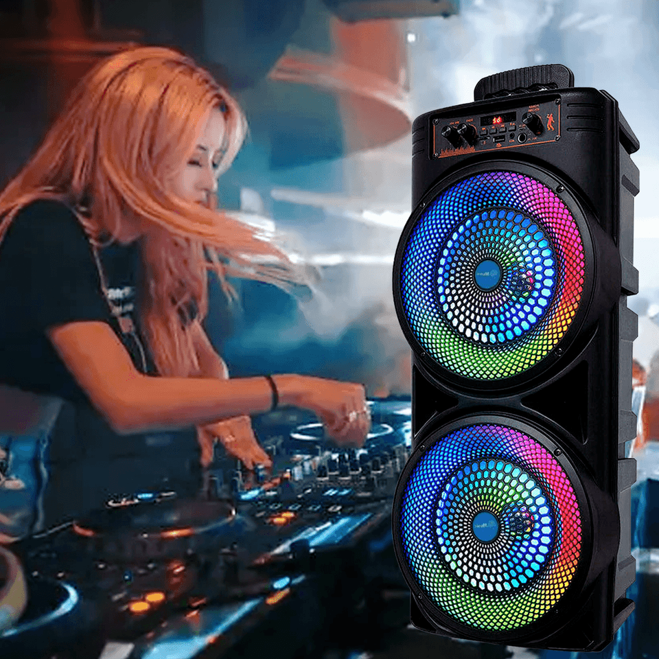 BASSBLAST – Tragbarer 6000-Watt-Bluetooth-Lautsprecher mit Subwoofer und Mikrofon für Partys 1