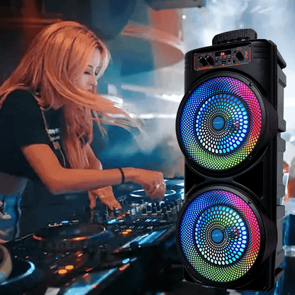 BASSBLAST – Tragbarer 6000-Watt-Bluetooth-Lautsprecher mit Subwoofer und Mikrofon für Partys 1