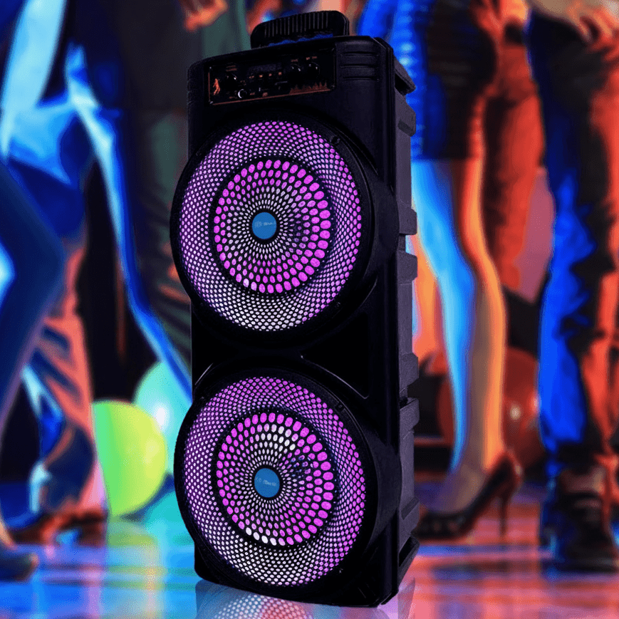 BASSBLAST – Tragbarer 6000-Watt-Bluetooth-Lautsprecher mit Subwoofer und Mikrofon für Partys 3