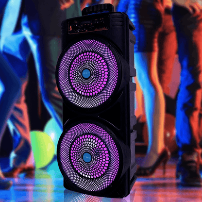 BASSBLAST – Tragbarer 6000-Watt-Bluetooth-Lautsprecher mit Subwoofer und Mikrofon für Partys 3
