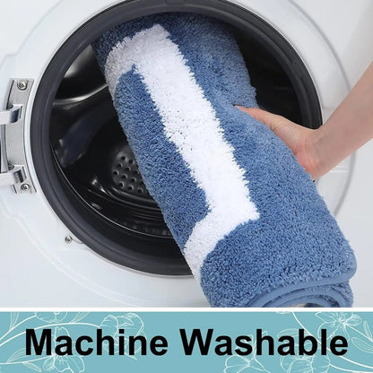 BATHCLOUD – Weiche, rutschfeste Mikrofaser-Badematte für Bad und Wohnzimmer 7