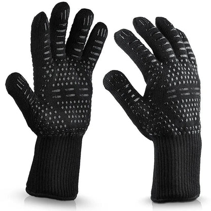 BBQ HeatGlove - Extremely heat-resistant protective gloves for barbecues and kitchens